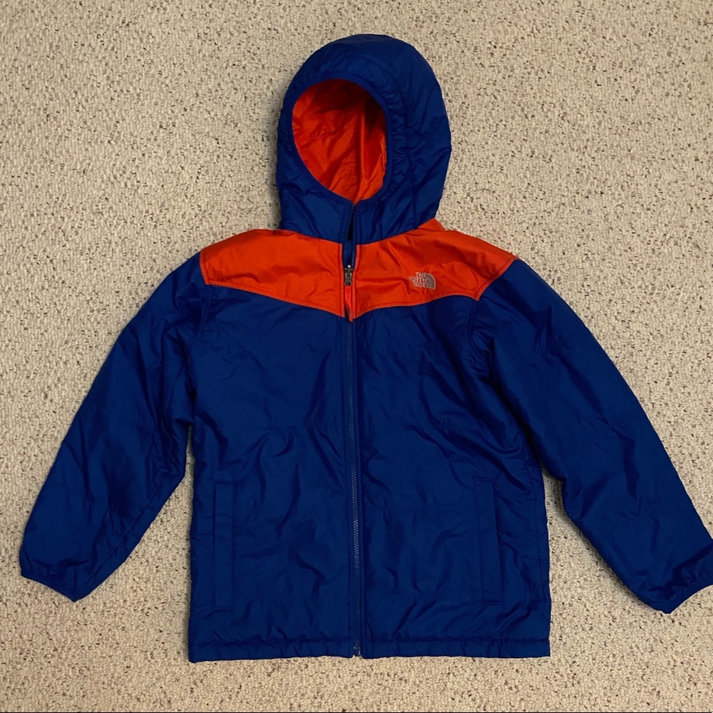 Boys reversible North Face coat, size 14-16
